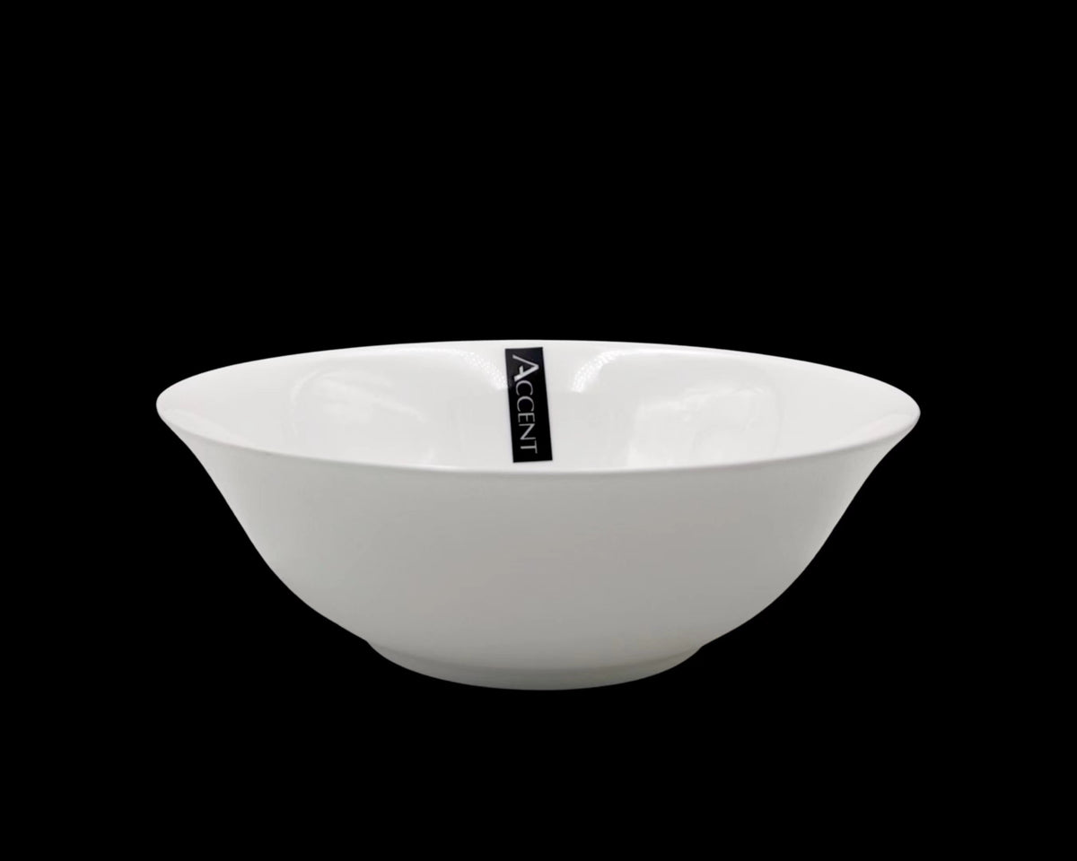 bulk 24 White Fine Bone China Bowl 7.25in