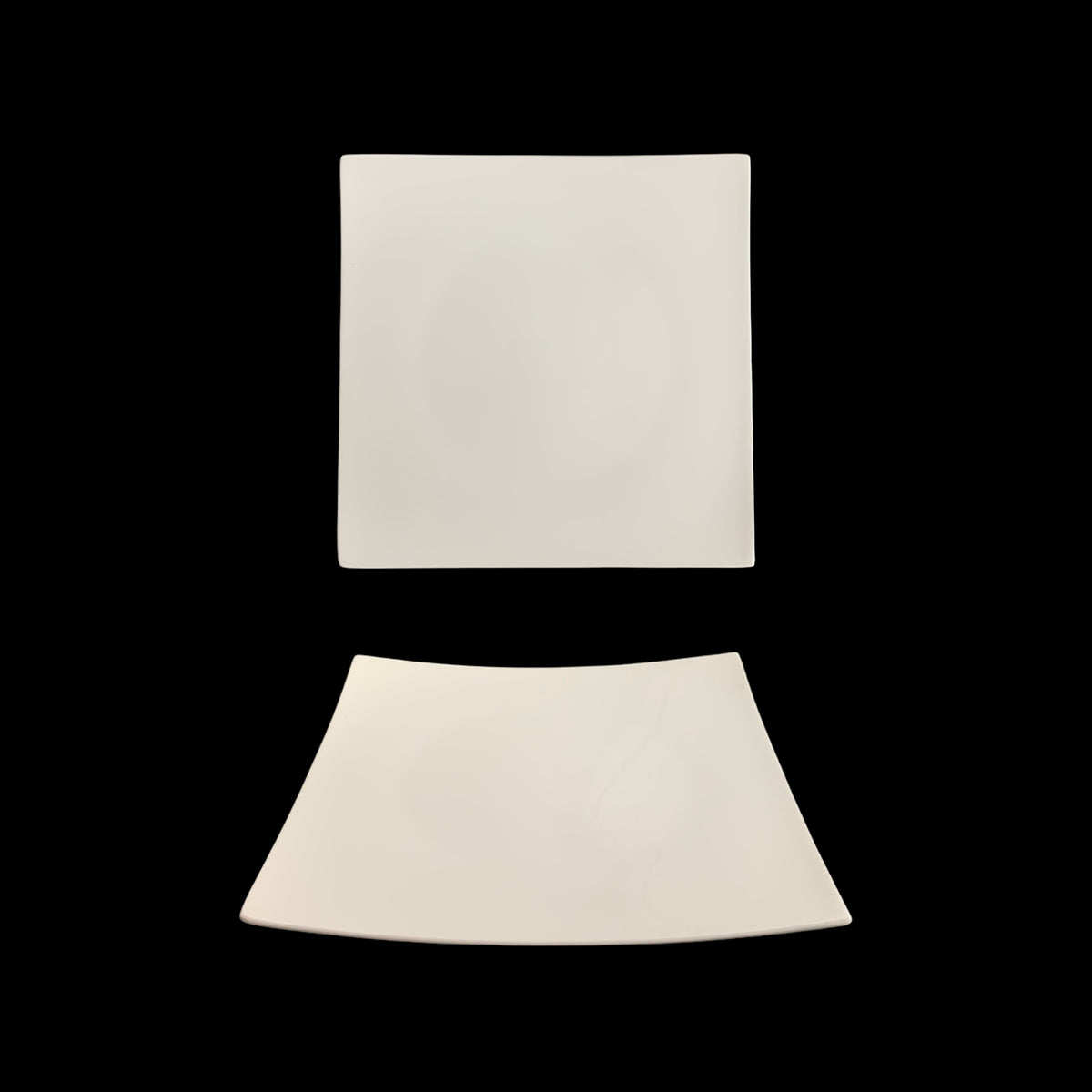 bulk 24 White New Bone China Square Side Plate 9in 22x2cm