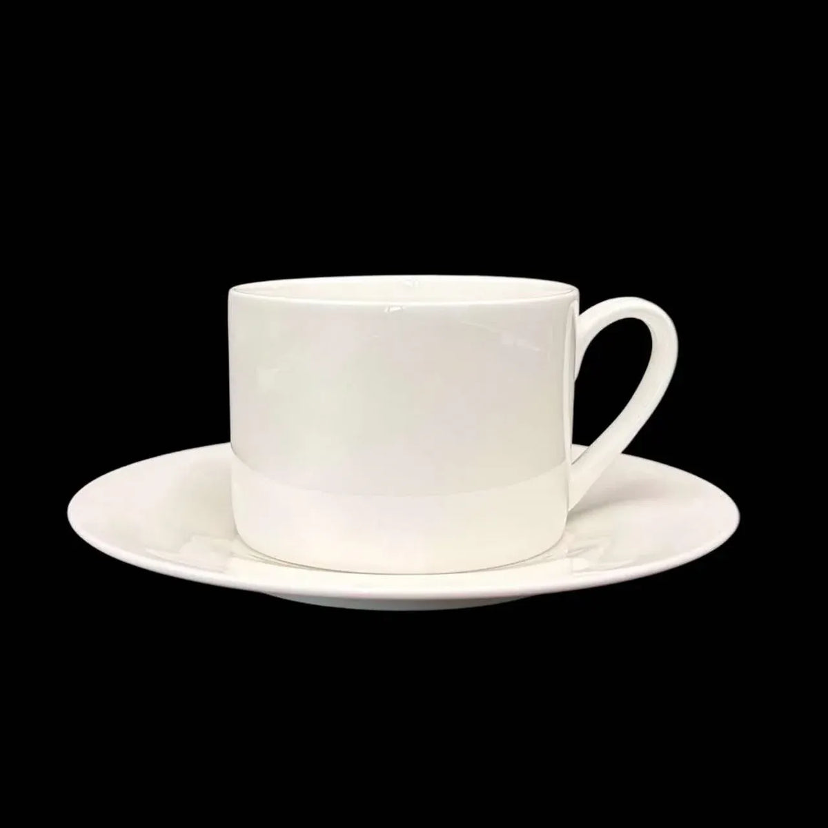 Bulk 24 White Bone China Cup &amp; Saucer 240ml