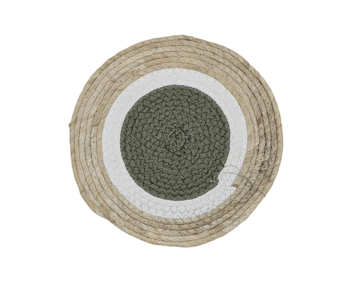Bulk 24 Paper Rope Round Placemat 30cm