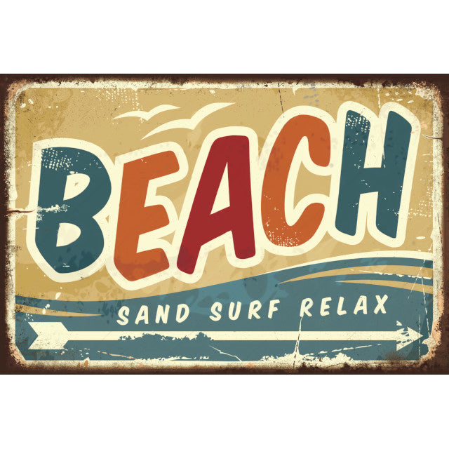 Beach Wall Art 30x20cm