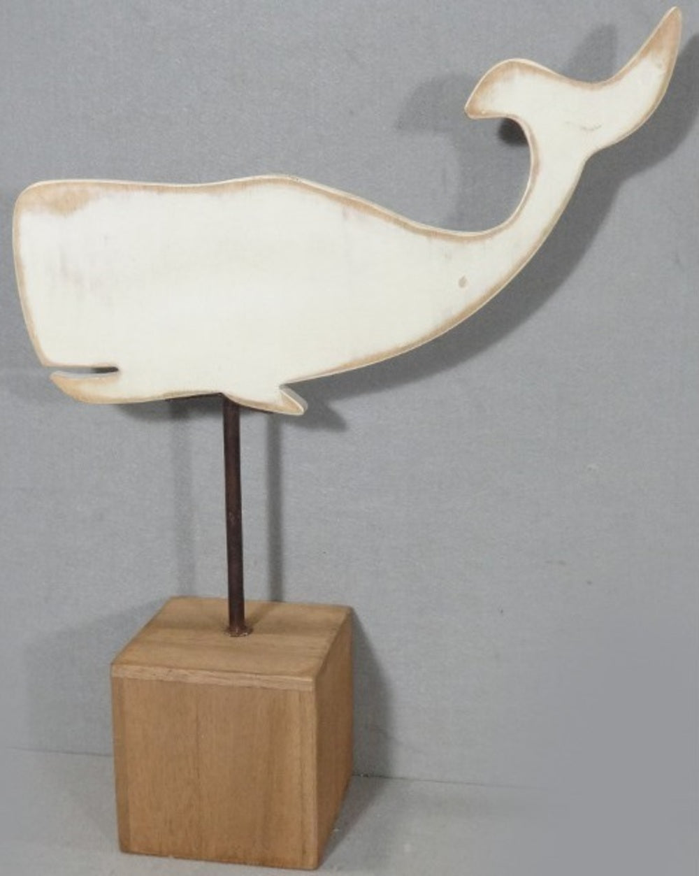 Whale on Block Figurine 43cm