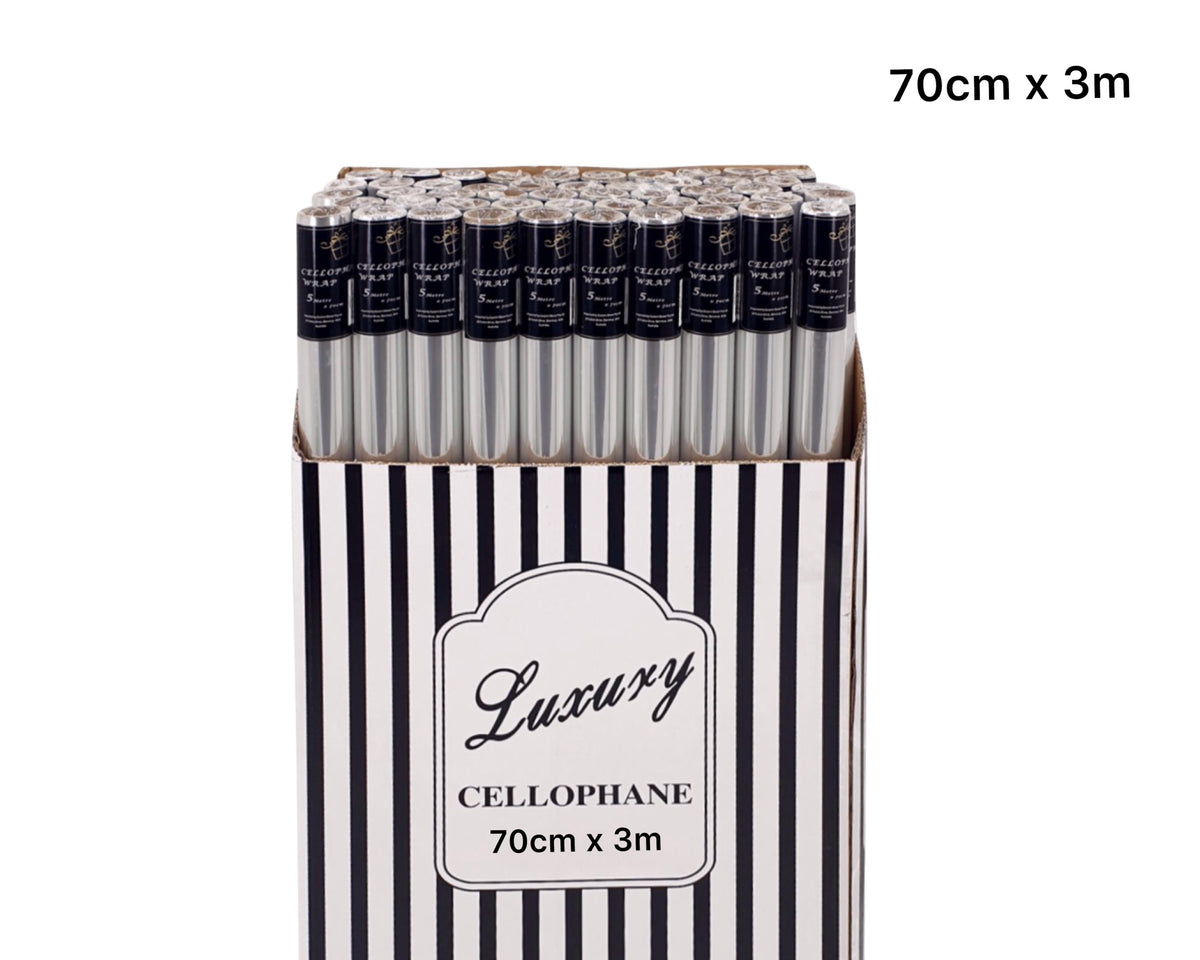 bulk 50 Cellophane 70cmx3m on 38mm Core