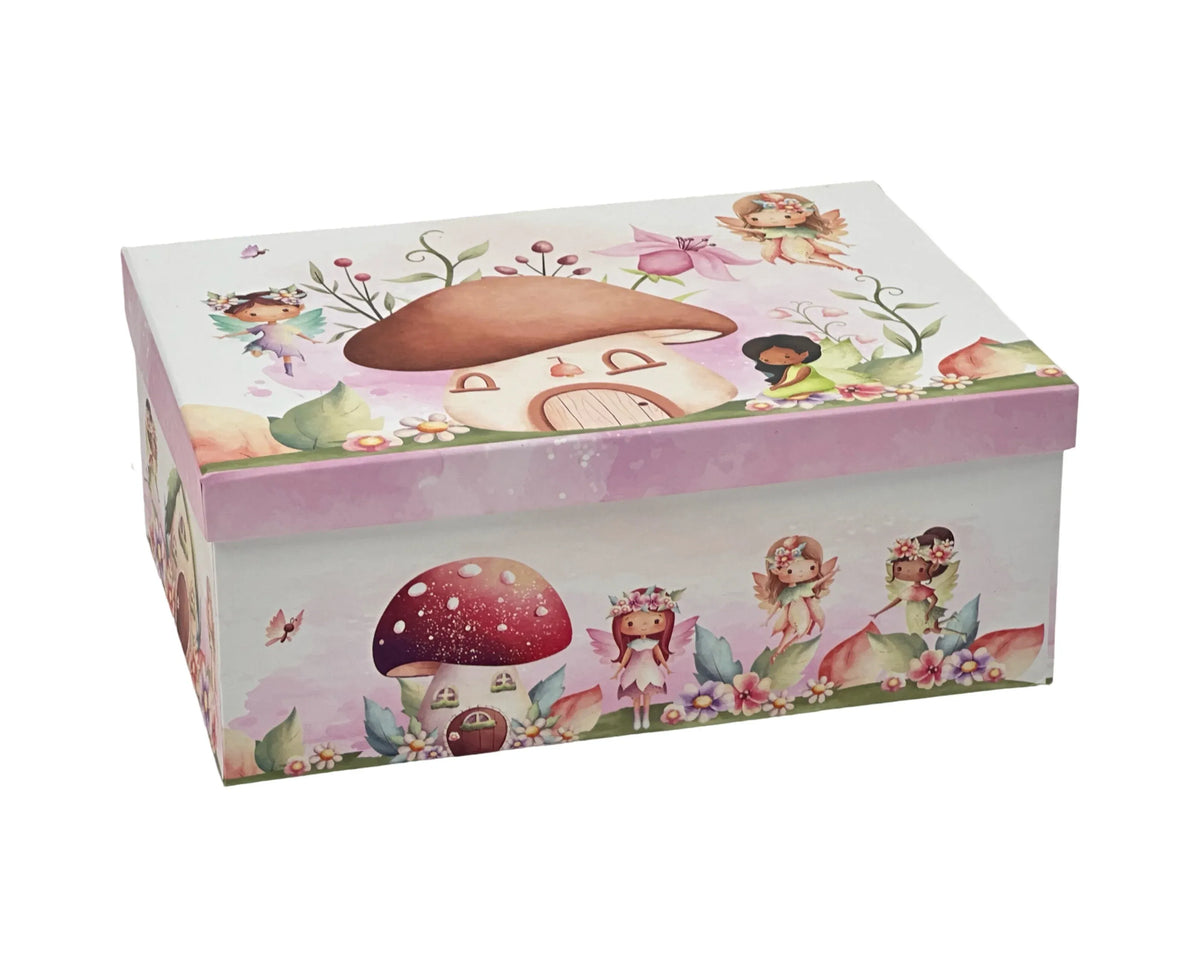 Bulk 2 Mushroom &amp; Angel Gift Box Set 18 43x34x16cm