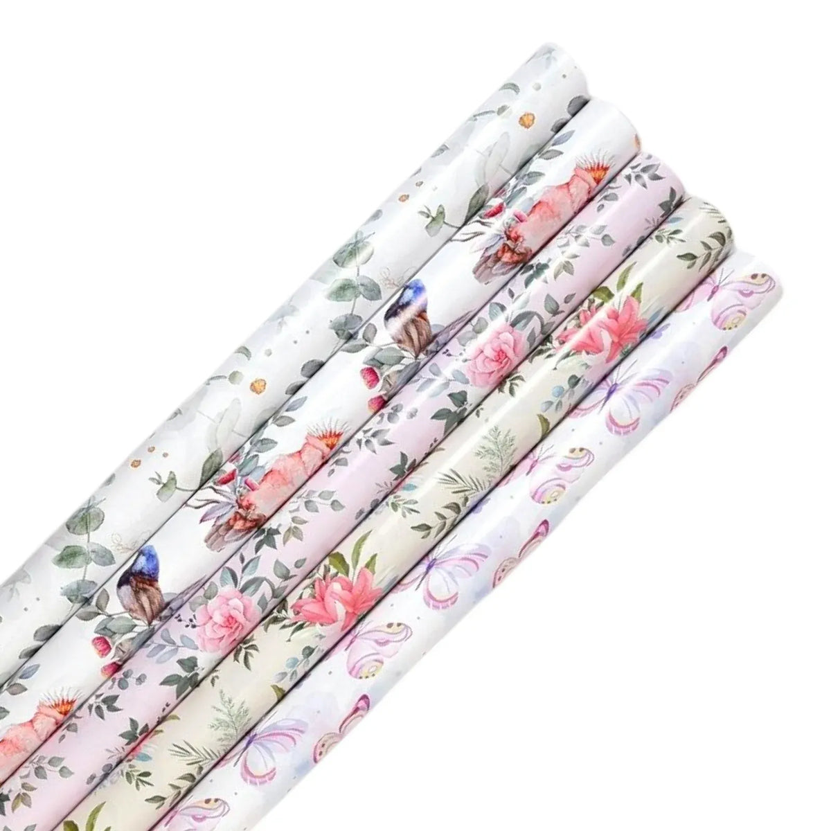 Floral Prints Gift Wrap 70cmx3m 38mm Core