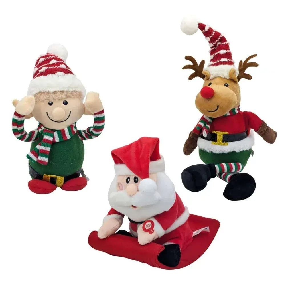 Xmas Dancing &amp; Singing Dolls 2 Asst