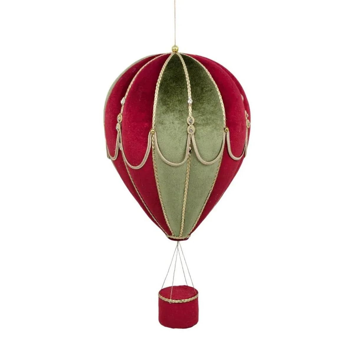 Bulk 4 Xmas Red &amp; Green Velvet Balloon 44cm