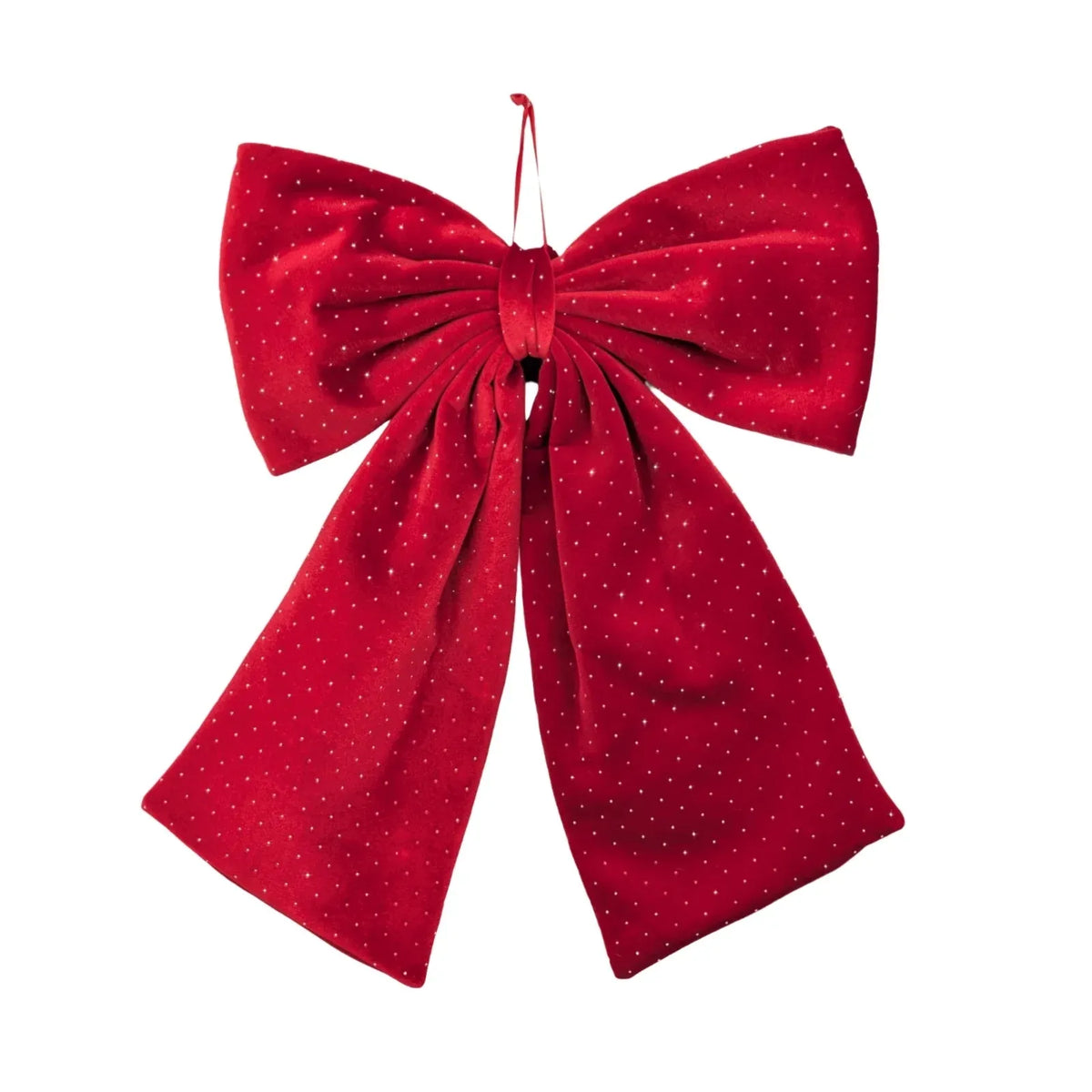 Diamond &amp; Velvet Red Bow 44cm