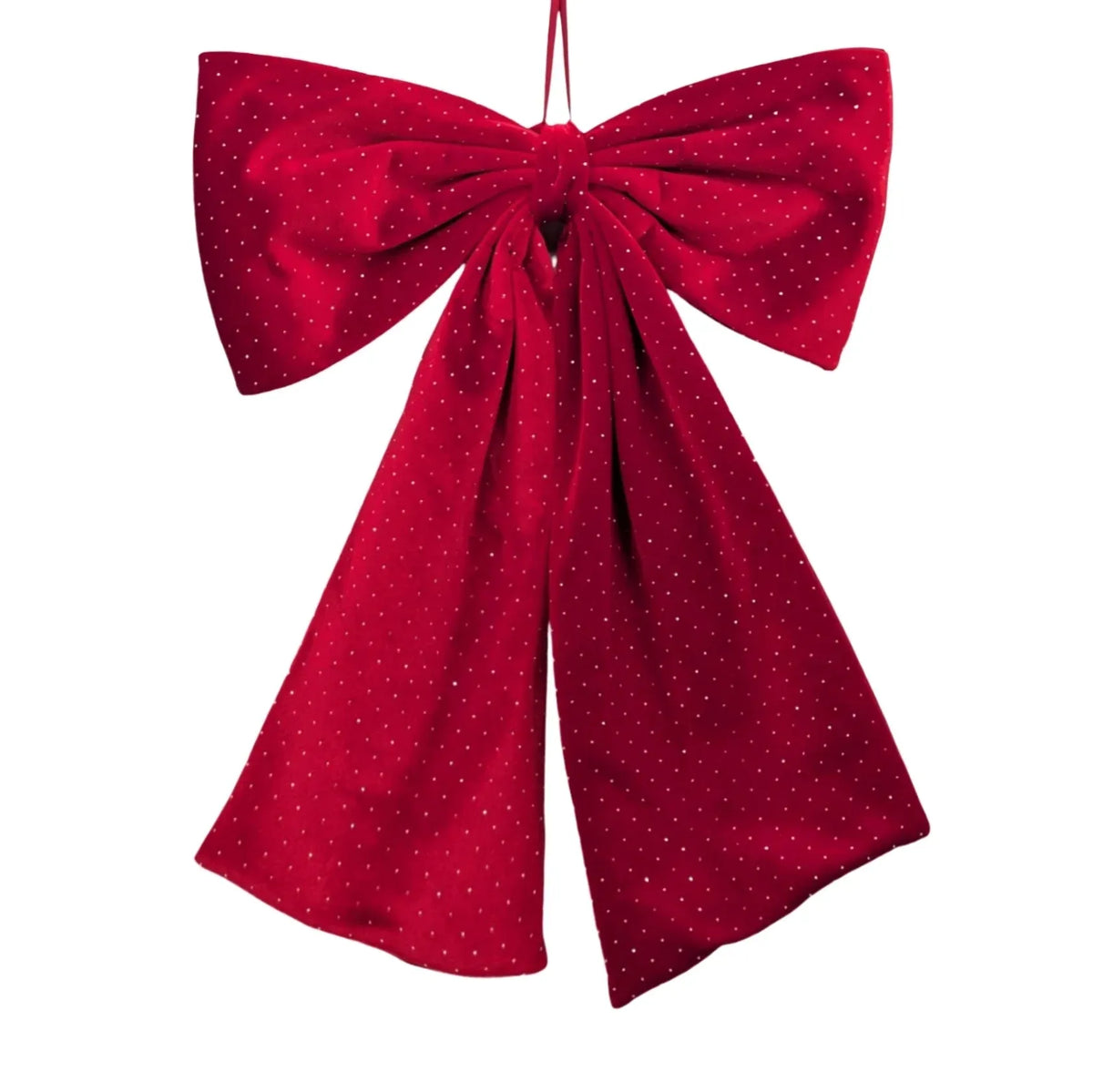 Diamond &amp; Velvet Red Bow 60cm