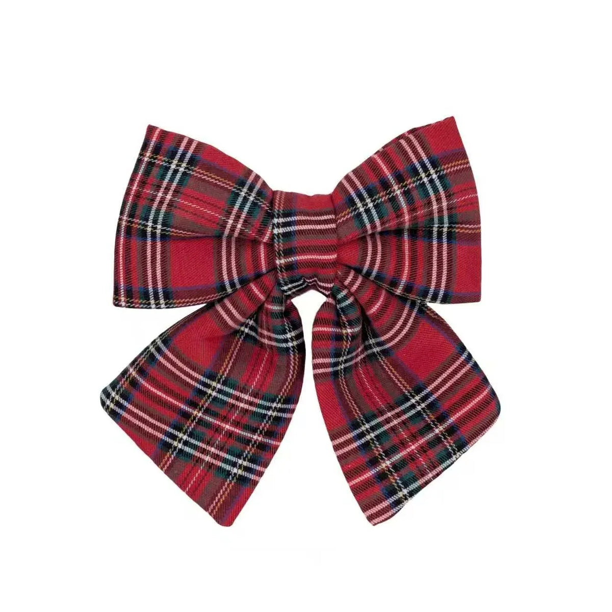Bulk 24 Xmas Tartan Bow 20x22cm