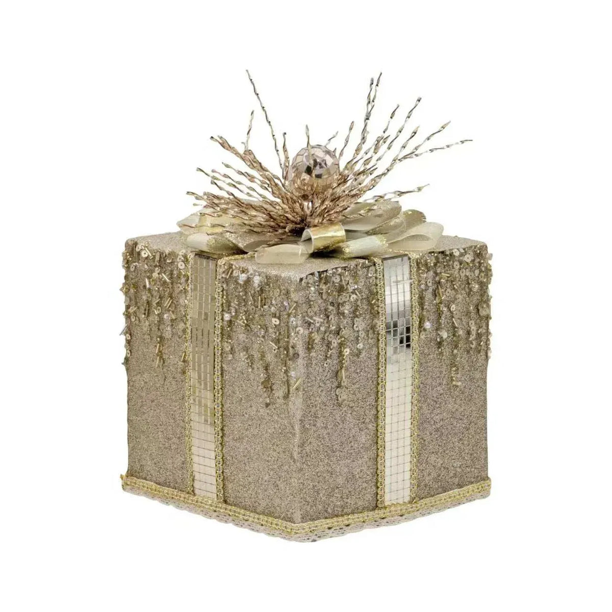 Bulk 6 Xmas Champagne Luxe Gift Box Med 15x23cm