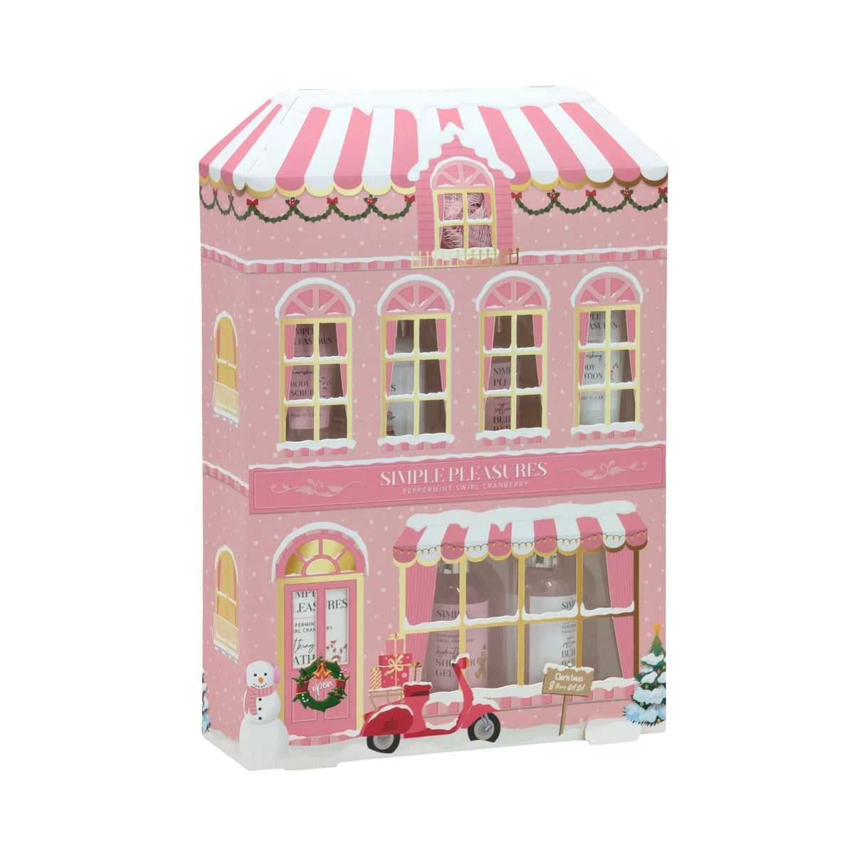Xmas Peppermint Shop Bath &amp; Body Gift Set 25x6.2x36cm