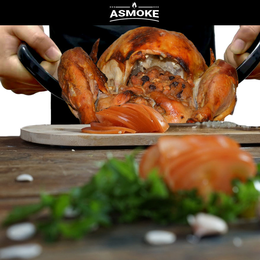 Asmoke BBQ Set (Includes Two Meat Claws, a Pellet Smoker Tube and Metal Skewers)