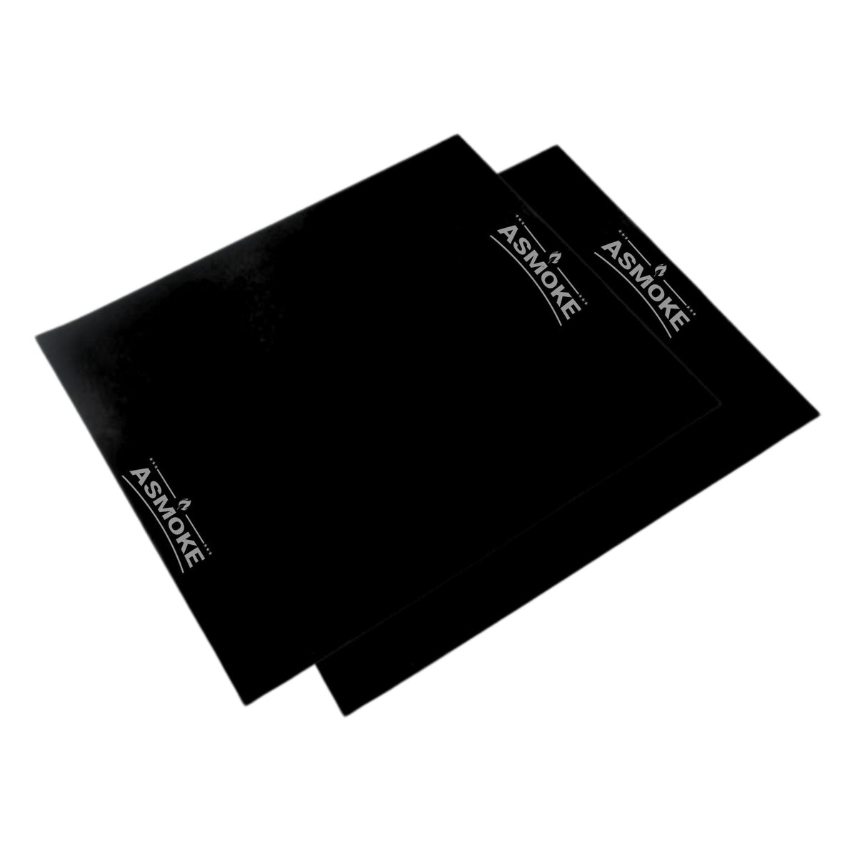 ASMOKE Premium Copper &amp; Black BBQ Grill Mats (2-Pack) - Non-Stick PTFE Coating, Cooking Mats| Reusable and Easy to Clean