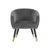 Deniz Lounge Chair Tub Chair Accent Armchair - Grey