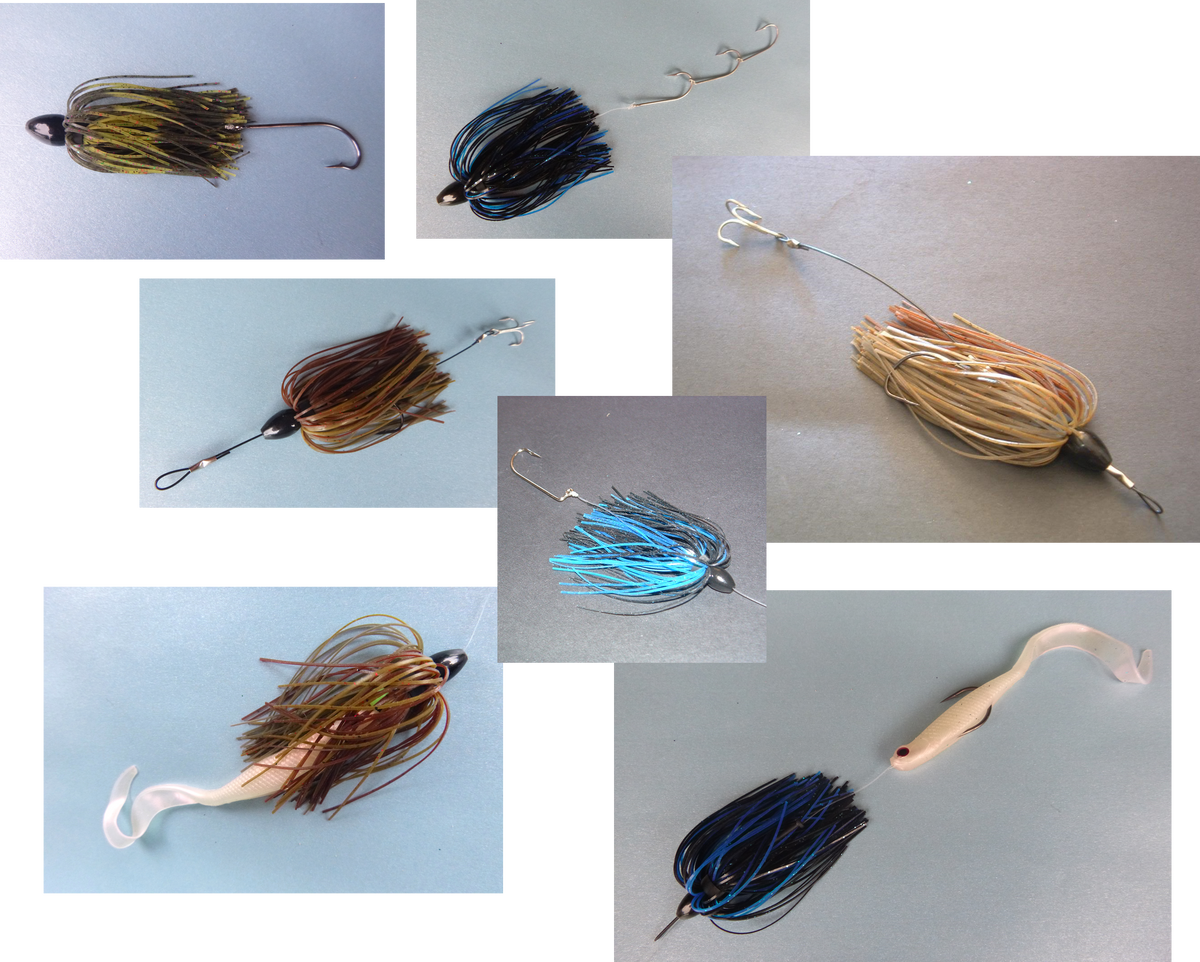 Vike 11/4 oz Skirted Microjig in Black Blue