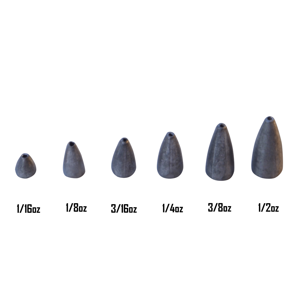 Swimerz 3/8 oz Lead Bullet Sinker - Qty 10 Pack