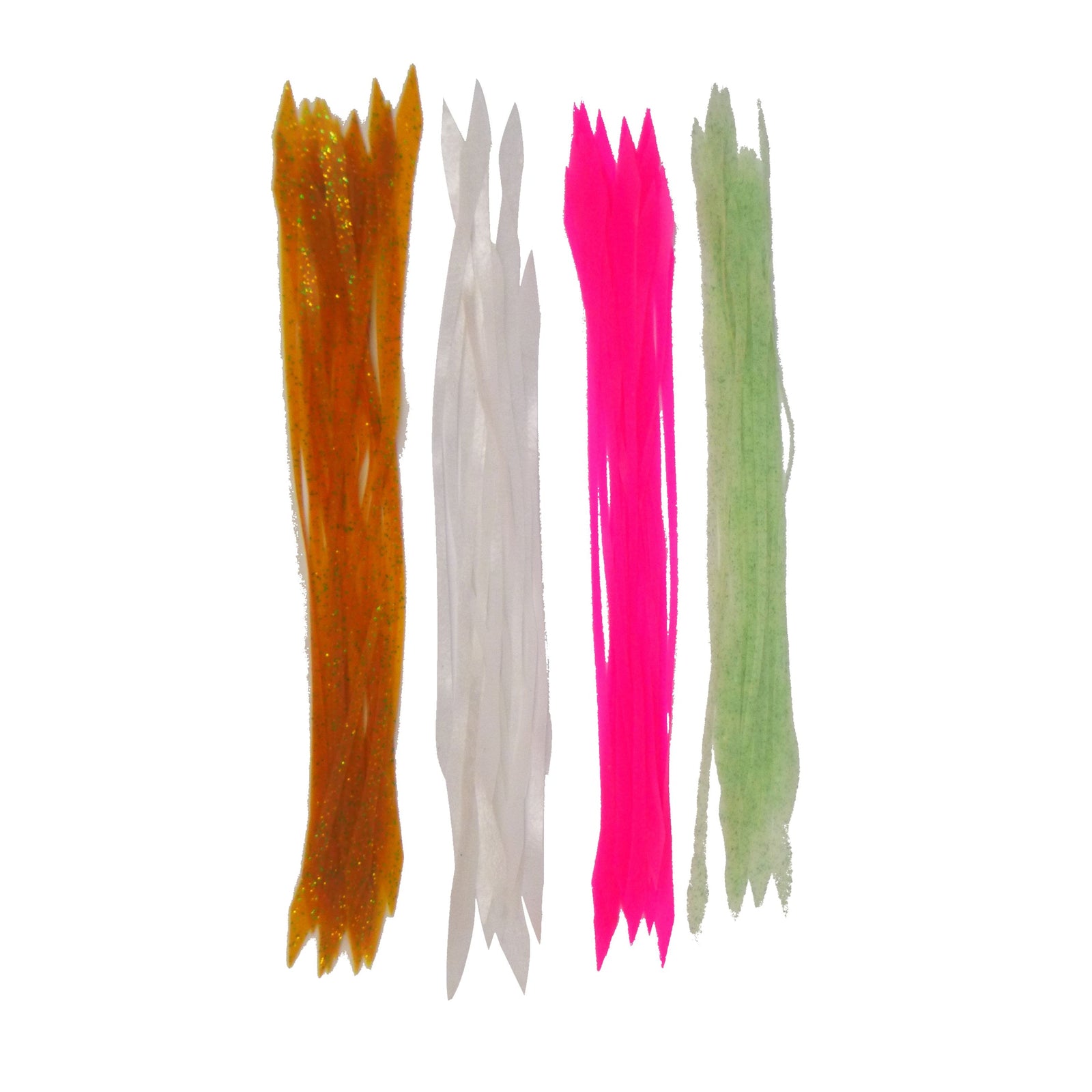 Artizan Silicon Lure Tails, Gold Shine, Pack of 20