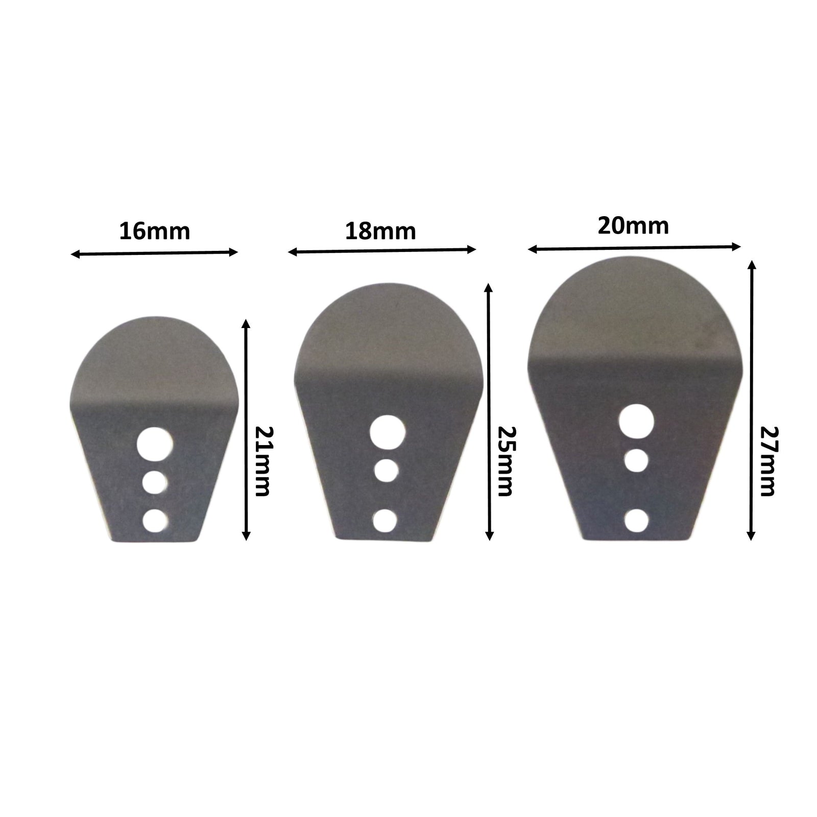 Artizan Swim Jig Blade, 21 x 16mm, Small, 10 pack