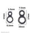 Swimerz 180kg Solid Double Rings, 14mm, 20 pack