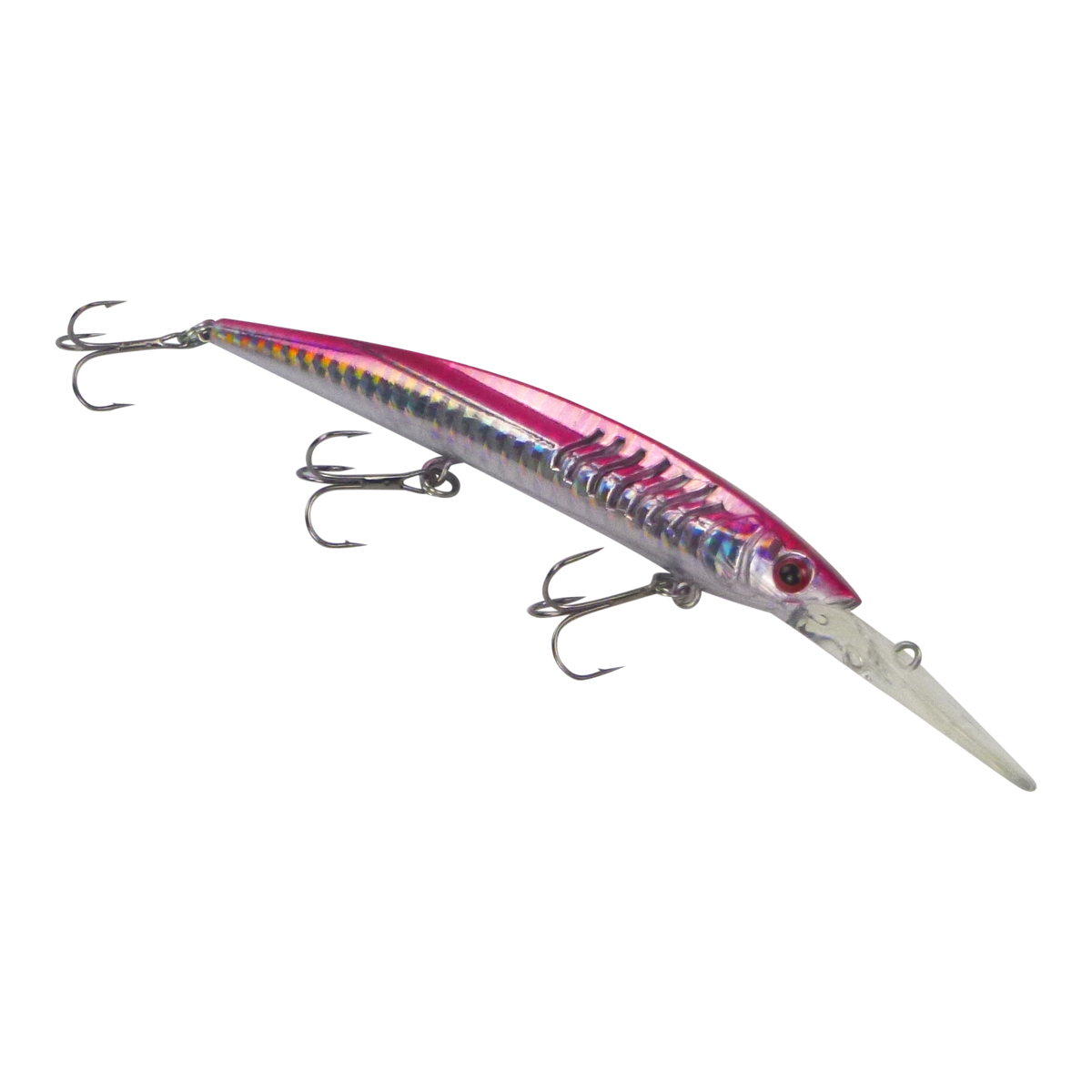 Finesse &#39;Flash Minnow&#39; Magenta Silver, 150mm Deep Diving Lure