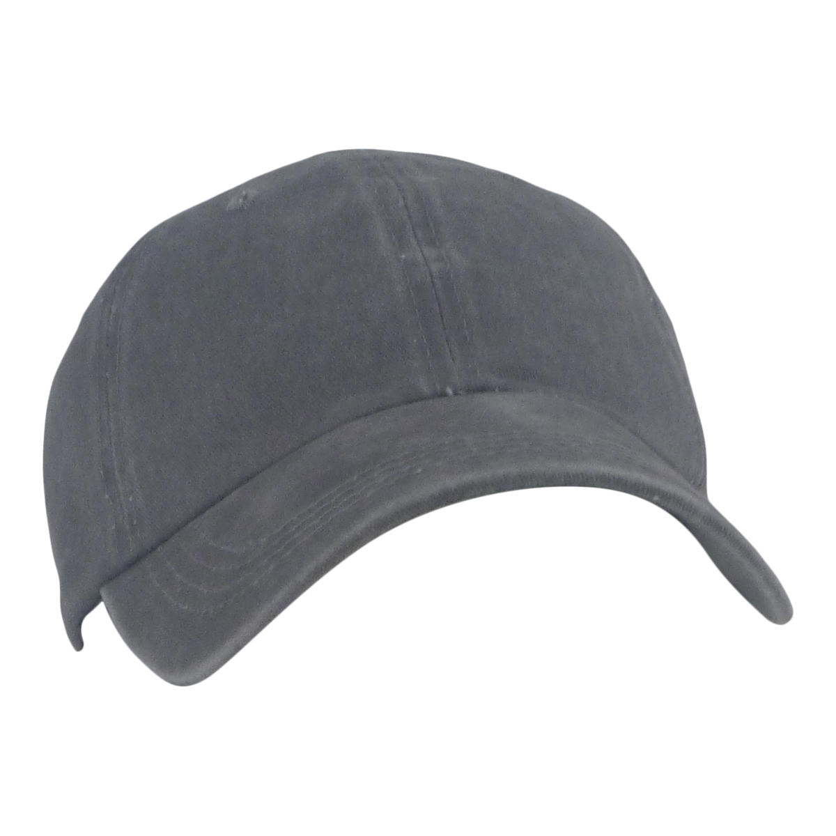 BSTC 6-Panel Baseball Cap, Distressed Cotton, Grey