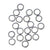 Swimerz Solid Jigging Rings, 11mm, 20 pack