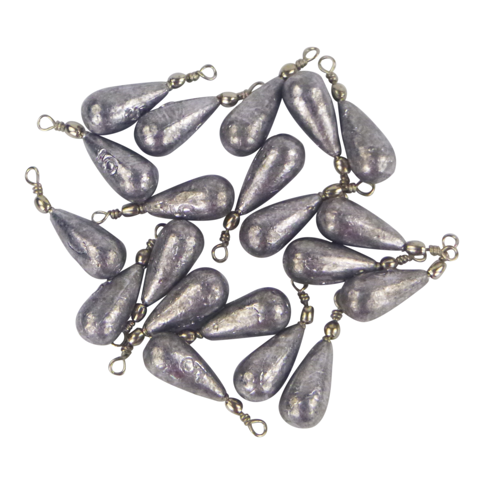 Swimerz 5gm Teardrop Sinker, Lead, 20 pack