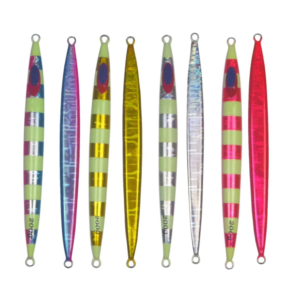 Finesse Lumo Fastdrop Jig, 200gm, Hot Pink, Qty 2