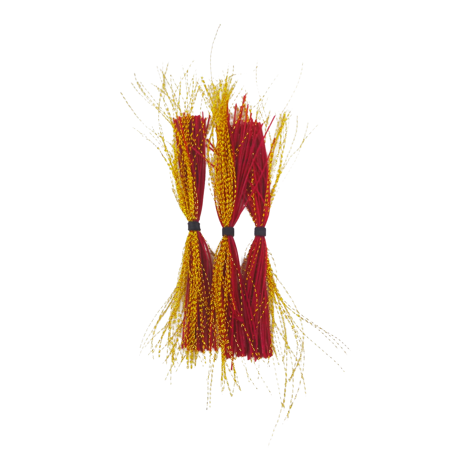 Dekoi Krystal Flash Lure Skirts, Red Neon