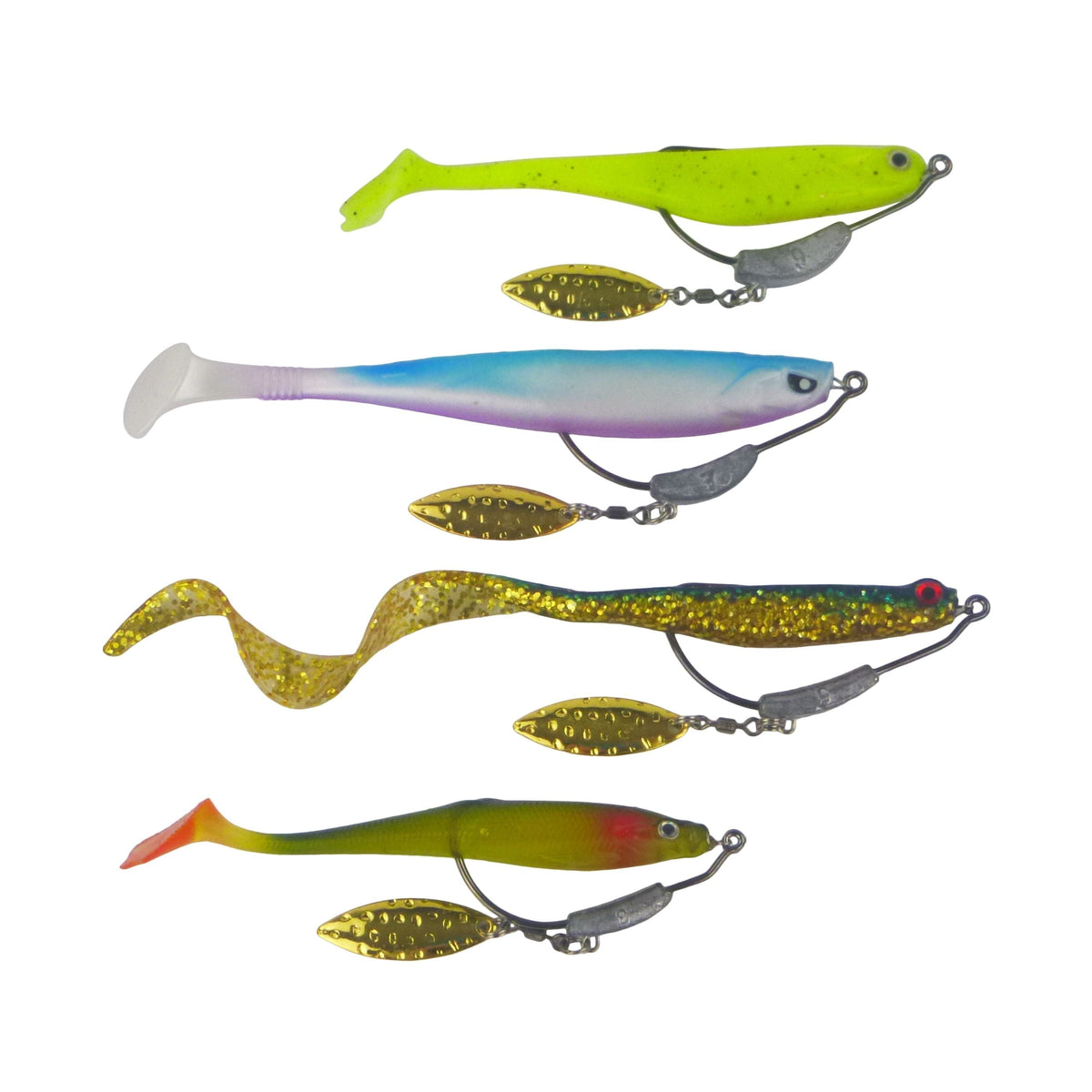 Swimerz 7gm Under Spin Blade Jig Heads, Size 4/0, 5 pack