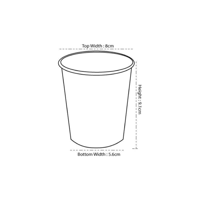 8oz Paper Cup Coffee Cup Wholesale (1000 Pcs) Wholesale Natural Color