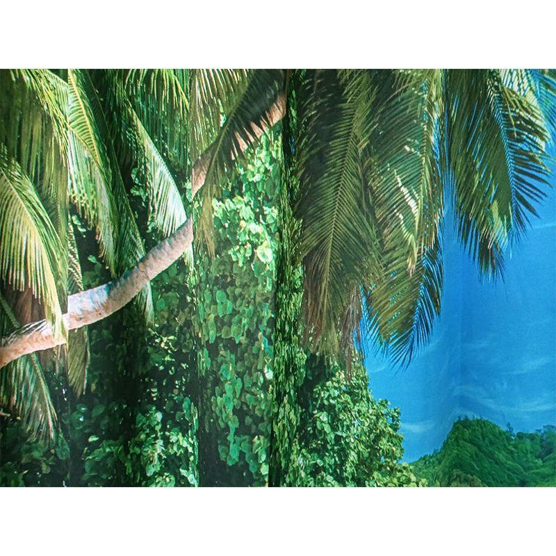 Sea View 3D Printing Blockout Curtains 260x213cm PINCH PLEAT Fabric Seascape