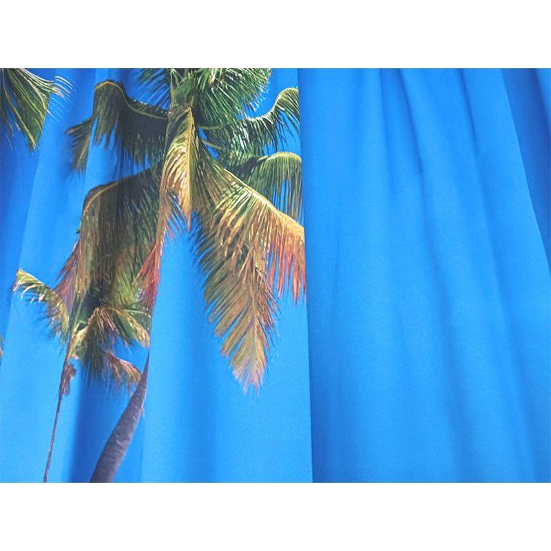 Sea View 3D Printing Blockout Curtains 260x213cm PINCH PLEAT Fabric Seascape