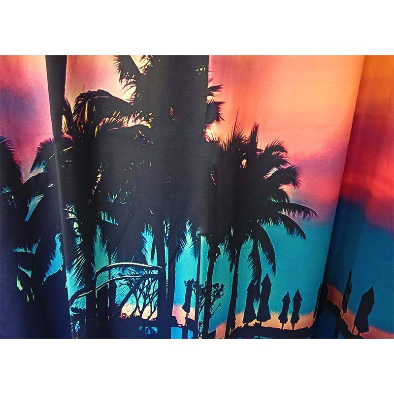 Sea View 3D Printing Blockout Curtains 260x213cm PINCH PLEAT Fabric Seascape
