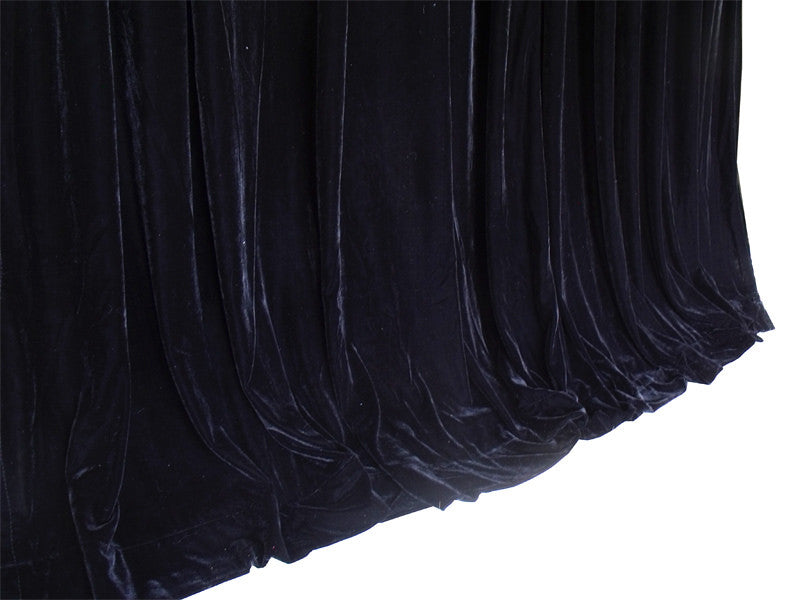 Long Large Thick Black Velvet Curtains 580x270cm+full liner,Blockout,Pinch Pleat