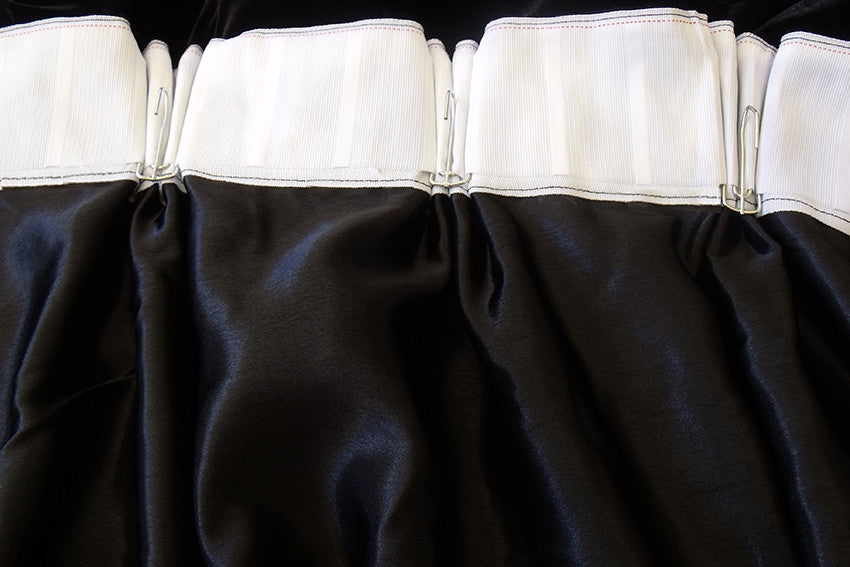 Long Large Thick Black Velvet Curtains 580x270cm+full liner,Blockout,Pinch Pleat