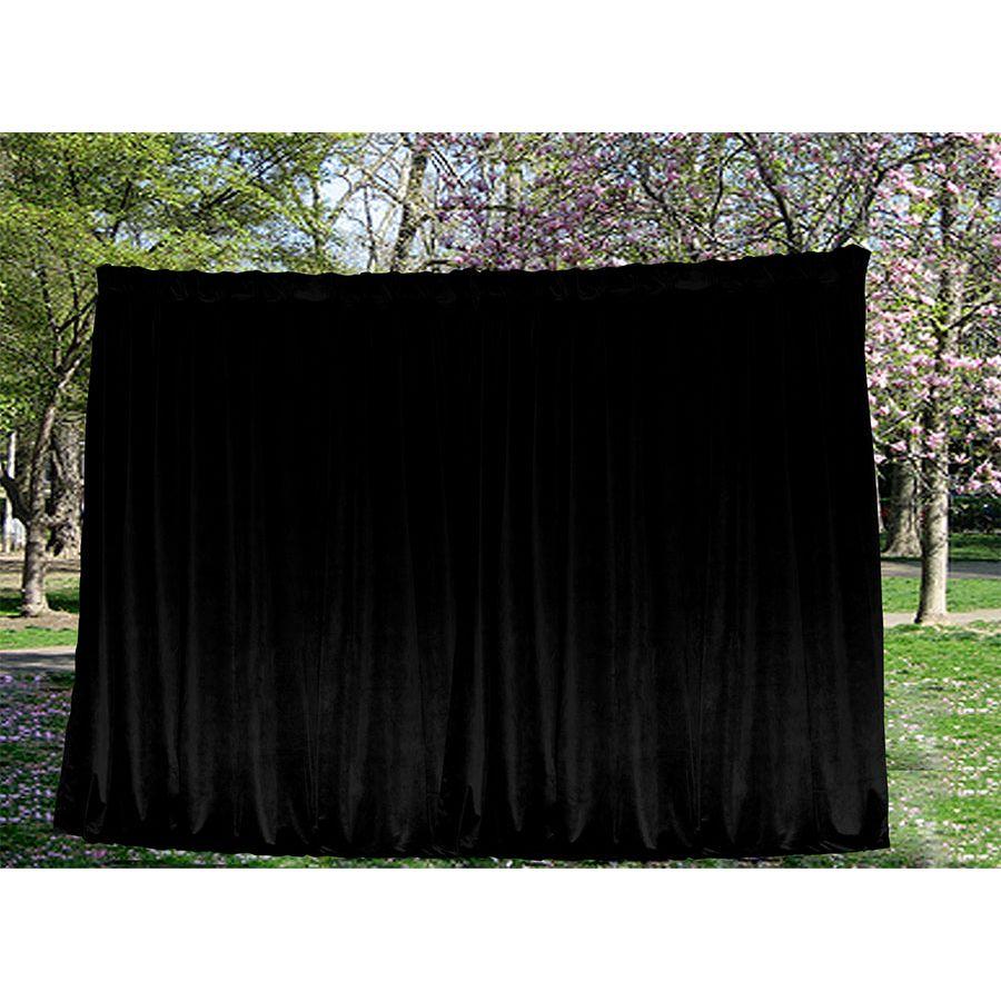Large Thick Velvet Blockout Curtains 600x 270cm PINCH PLEAT 2 panel+Hooks Black