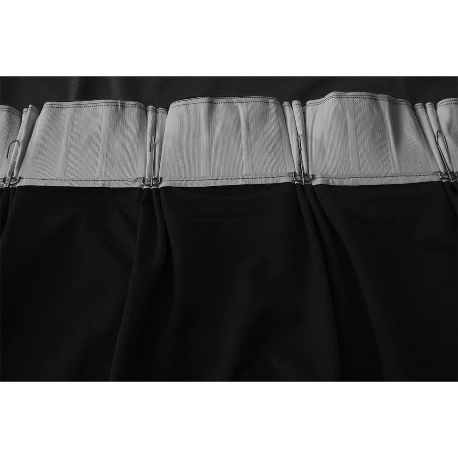 Large Thick Velvet Blockout Curtains 600x 270cm PINCH PLEAT 2 panel+Hooks Black