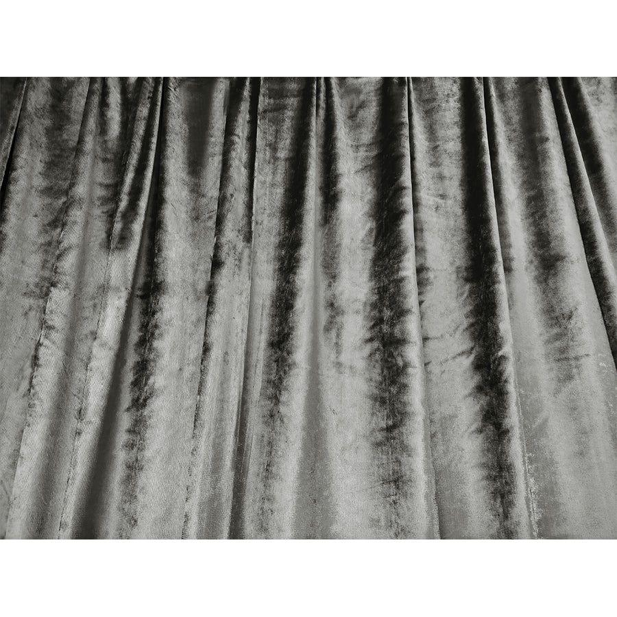 Large Thick Velvet Curtains Warp Knitted Velvet 540x270cm+Hooks Pinch Pleat Grey