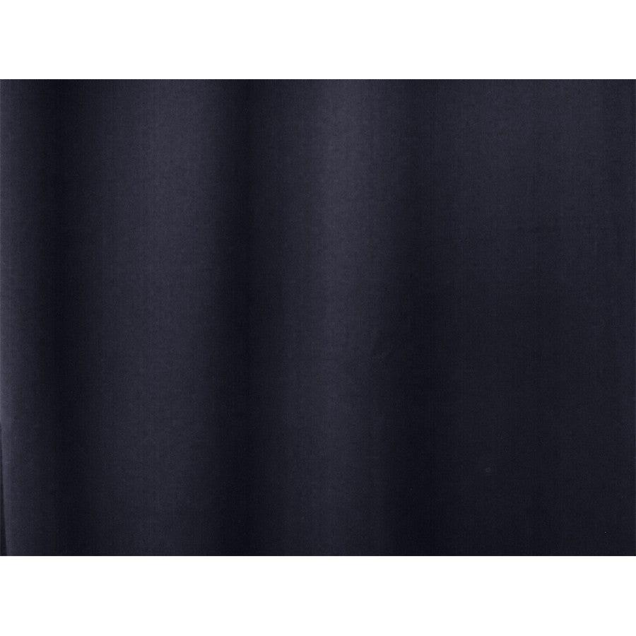 100% Blockout Curtain 137x160cm PINCH PLEAT Blackout High Level Fabric Black
