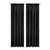 Blockout Curtains 2pcs 137x160cm PINCH PLEAT Blackout High Level Fabric Black