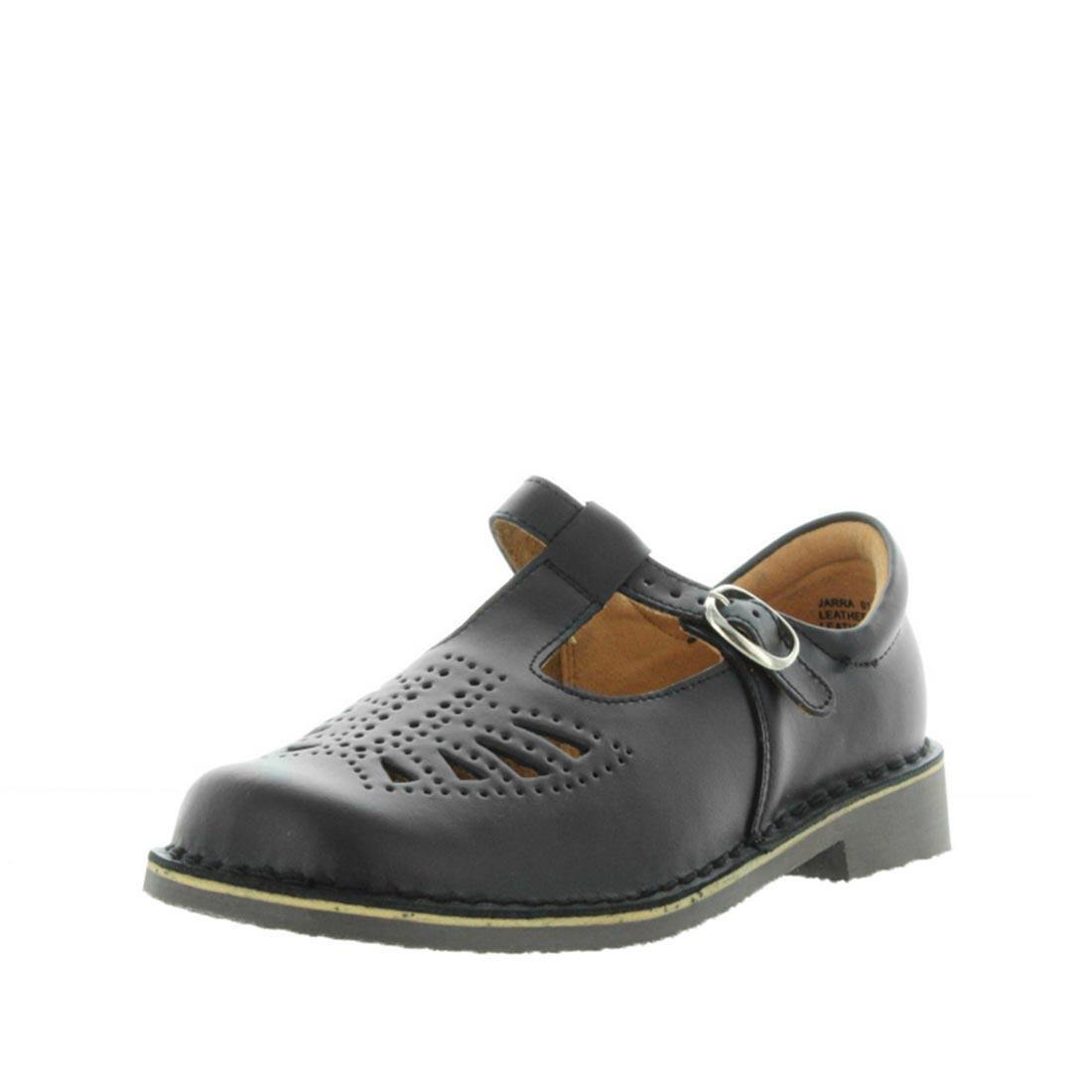 WILDE SCHOOL Girl&#39;s JARRA School Black/Smooth Shoe 8US