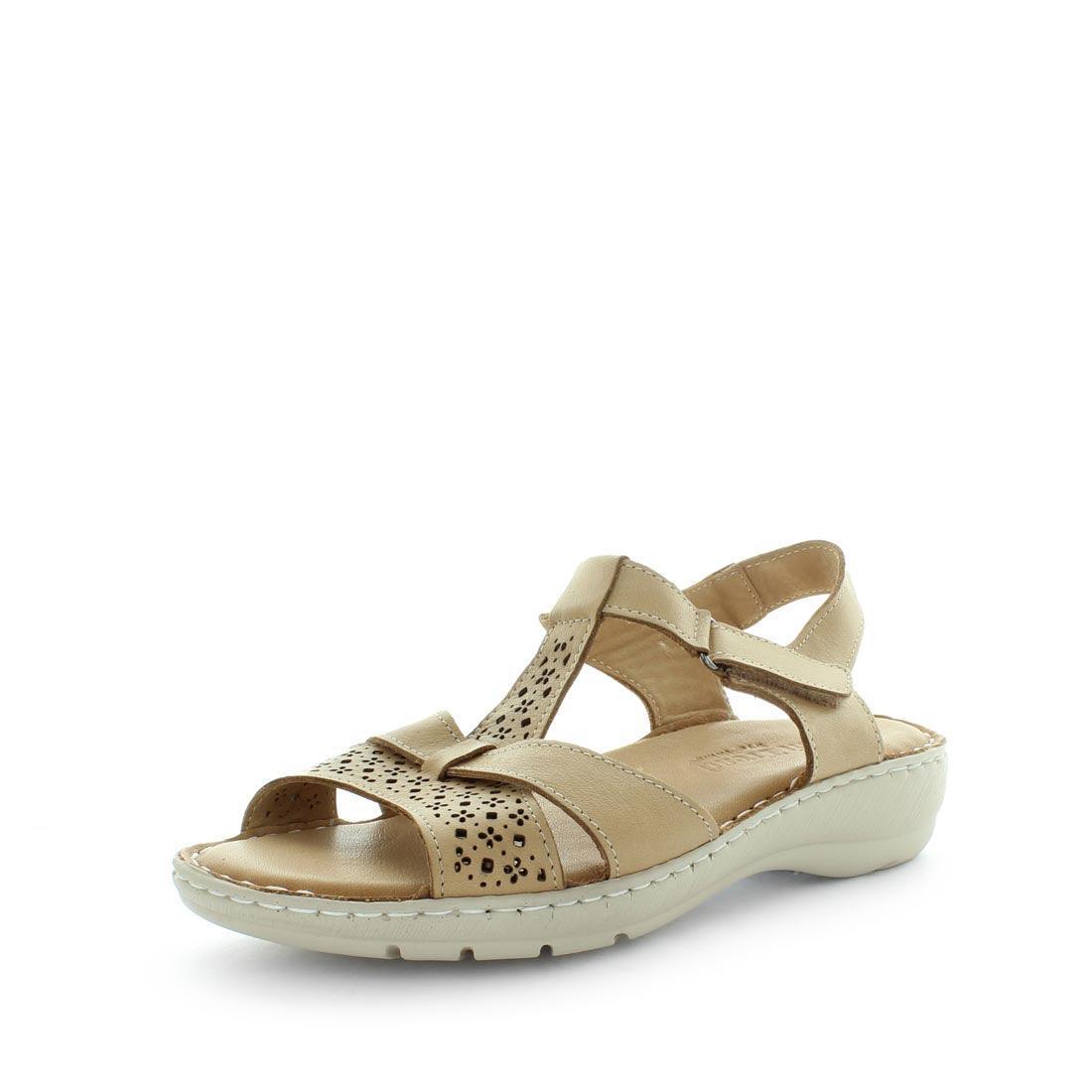 SOFT TREAD ALLINO Women&#39;s BORA Sandals Beige Shoe 36EU