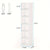 NNETMLT 6-Tier Cube Display Shelves for Home Office - 70.9 Inch Tall Narrow Bookcase