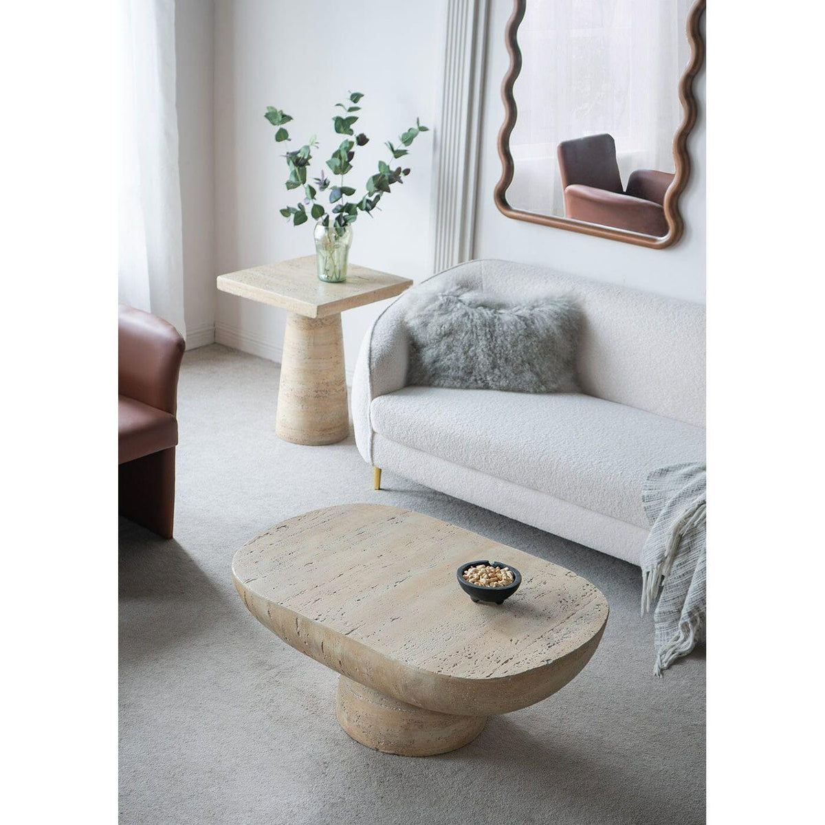 LOGAN CEMENT COFFEE TABLE