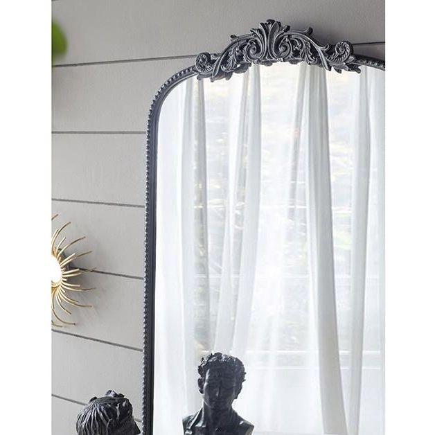 ORNATE METALLIC WALL MIRROR