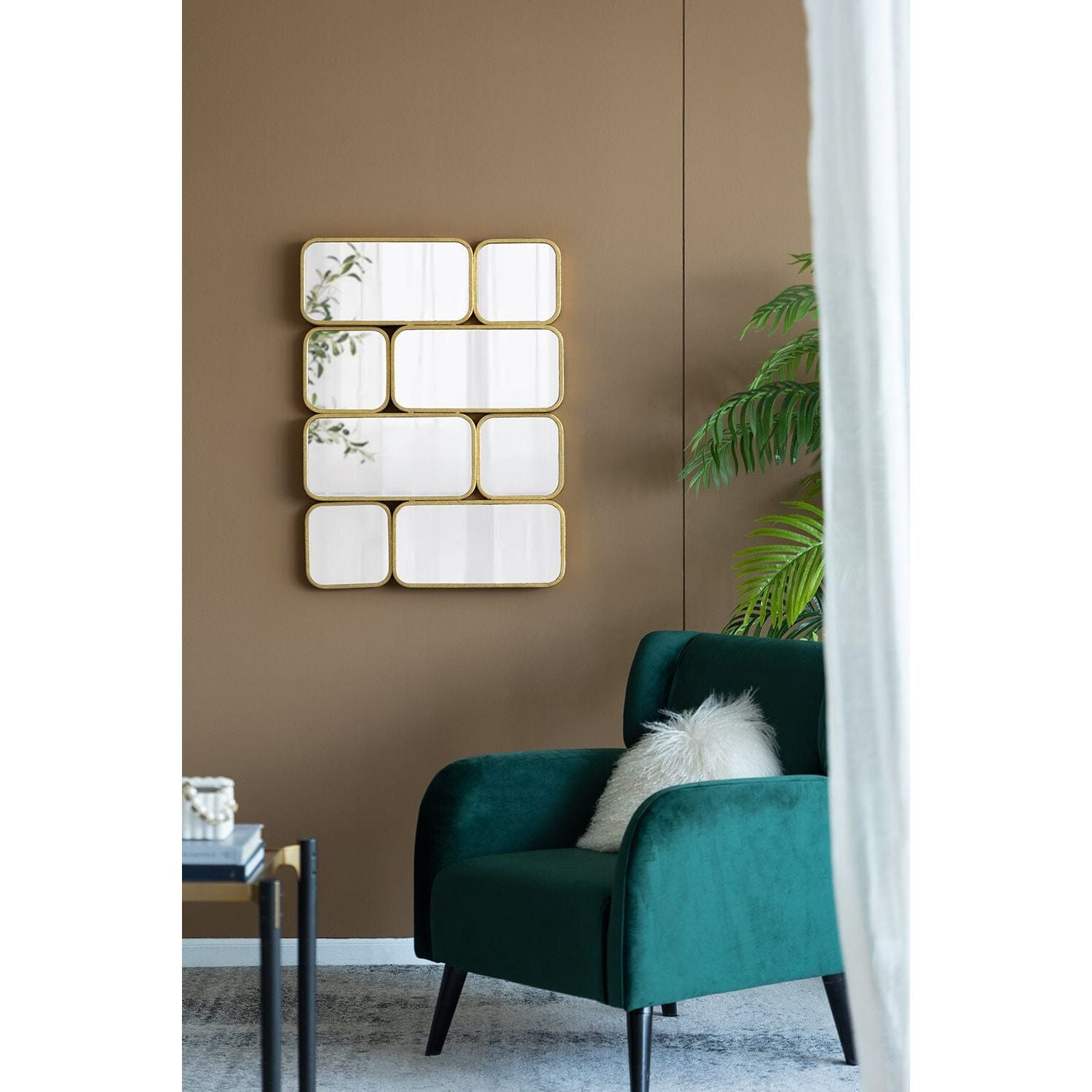GOLDEN EYE WALL MIRROR