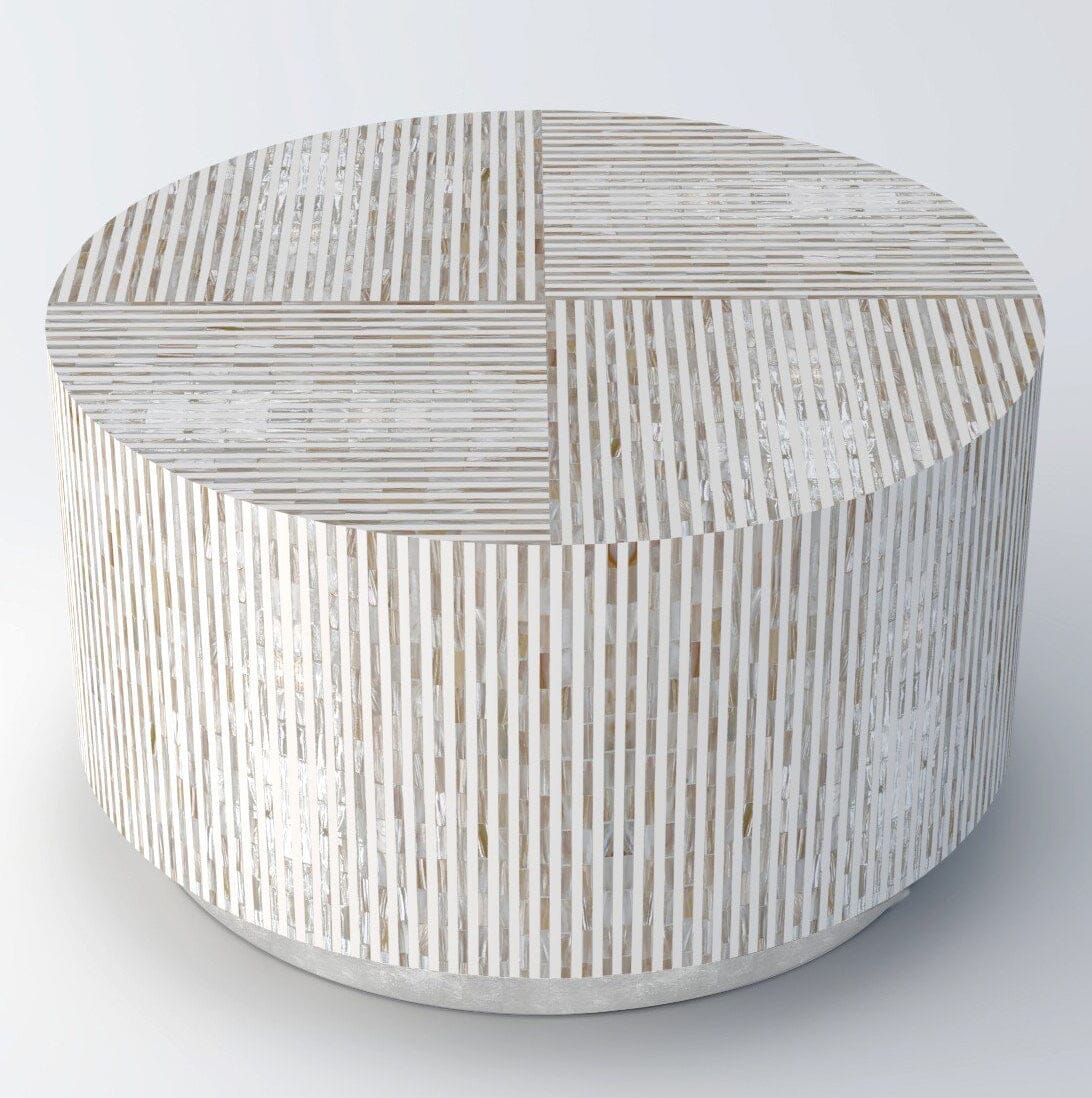 PURIST MOTHER OF PEARL HAND MADE COFFEE TABLE