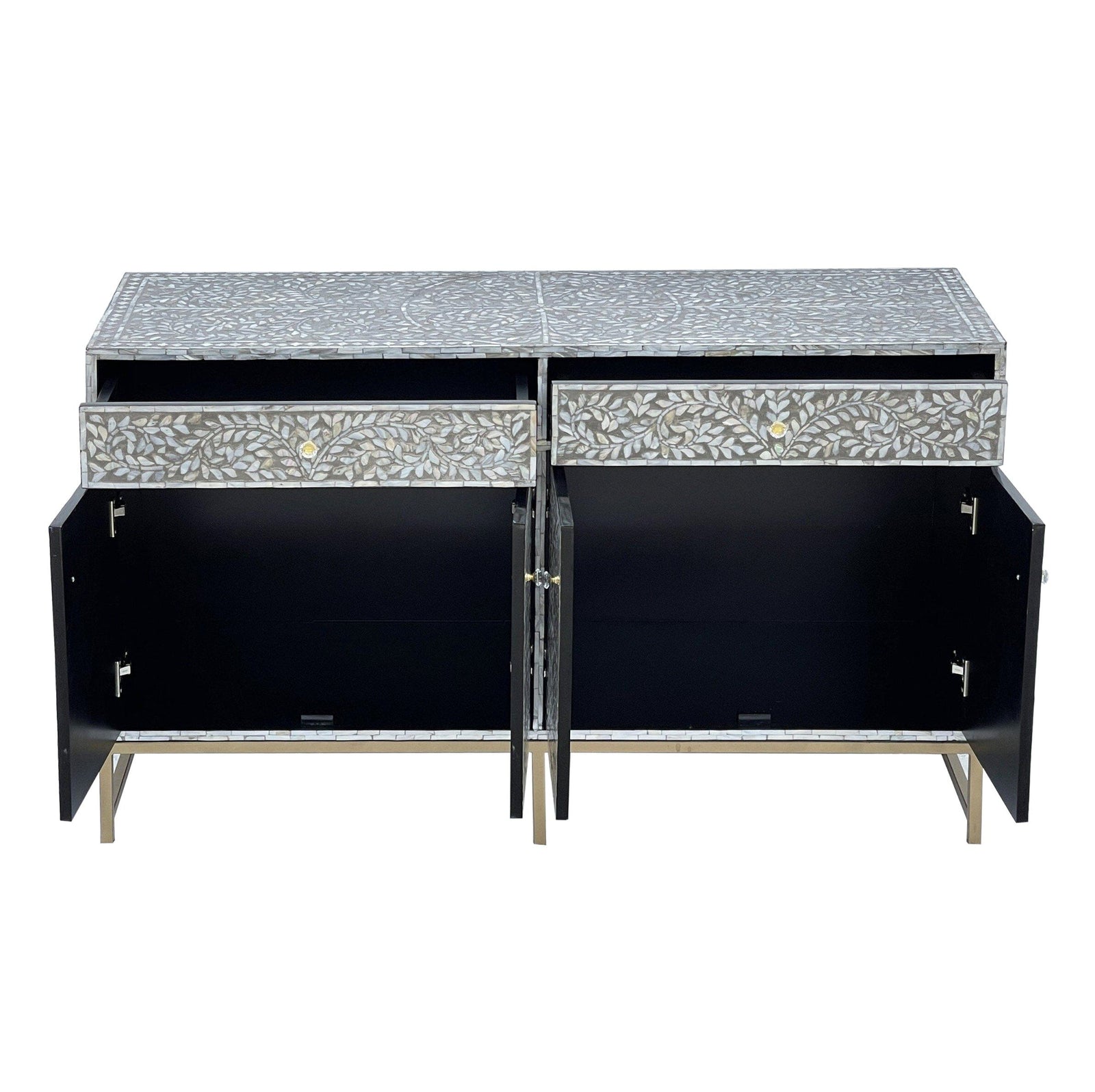 MOTHER OF PEARL HAND MADE SWISH SIDEBOARD